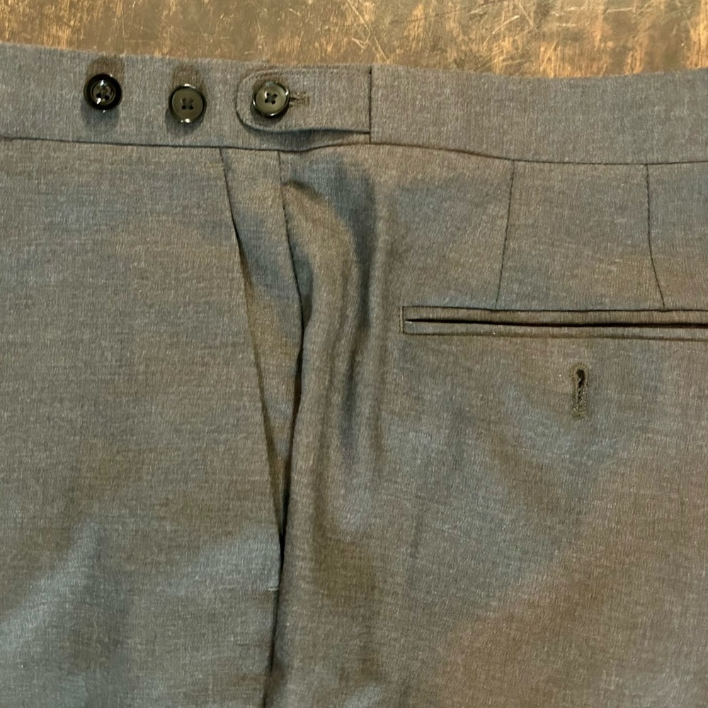 Reiss “Bounce” gray wool slim fit trousers never worn